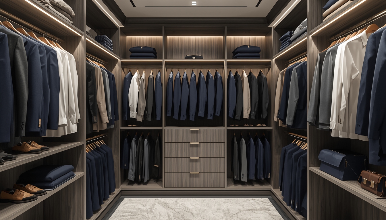 Professional wardrobe styling and organization